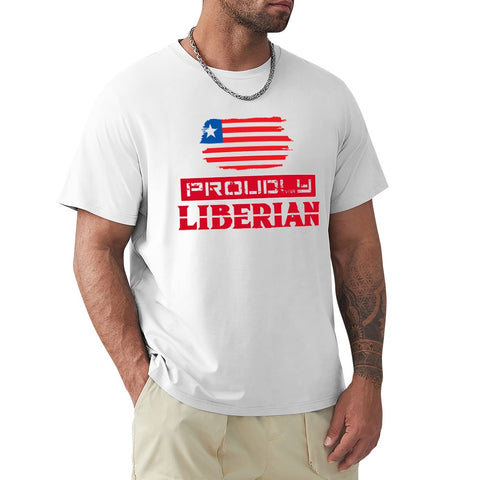 Proudly Liberian Men's T-shirt 100% cotton