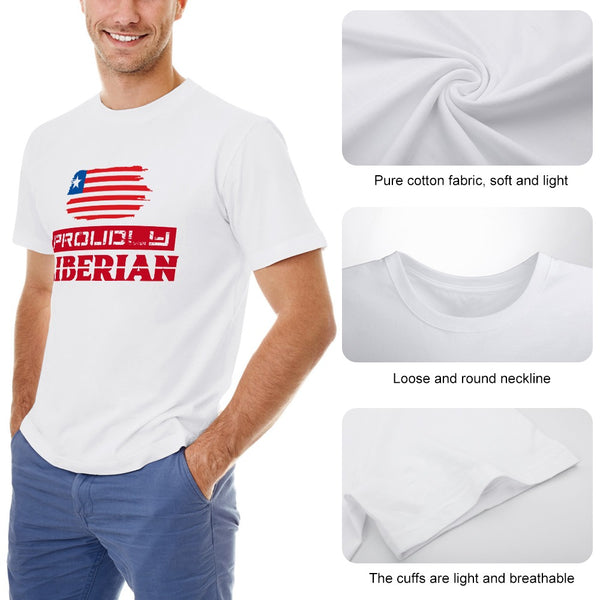 Proudly Liberian Men's T-shirt 100% cotton