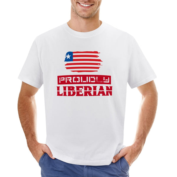 Proudly Liberian Men's T-shirt 100% cotton