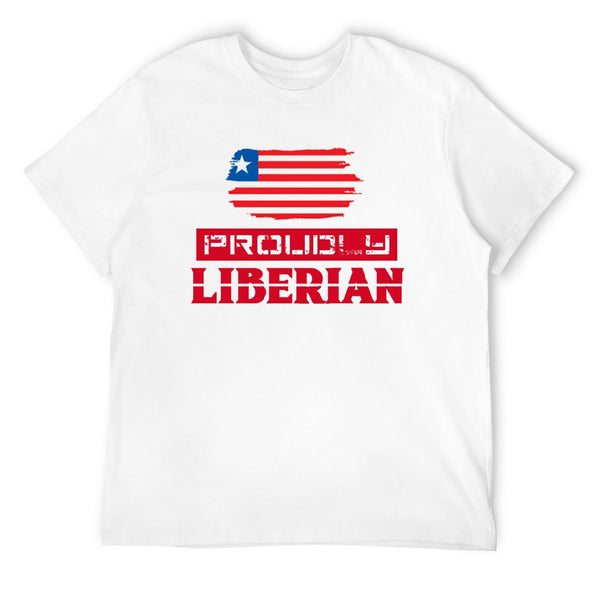 Proudly Liberian Men's T-shirt 100% cotton