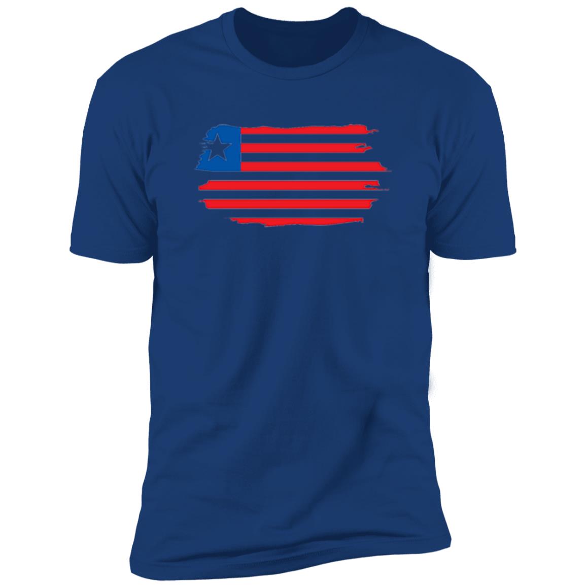 proulib1 Liberia Flag Short Sleeve Tee (Closeout)