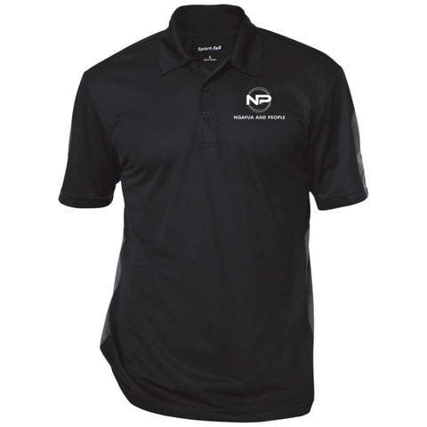 NGAFUA AND PEOPLE Performance Textured Three-Button Polo
