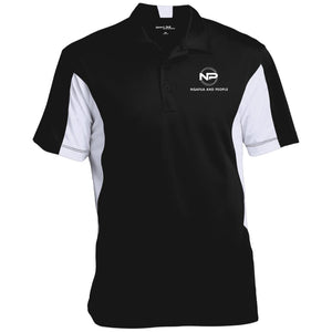 NGAFUA AND PEOPLE Men's Colorblock Performance Polo