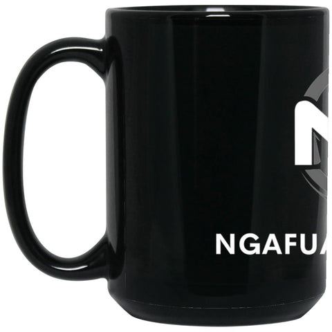NGAFUA AND PEOPLE 15oz Black Mug