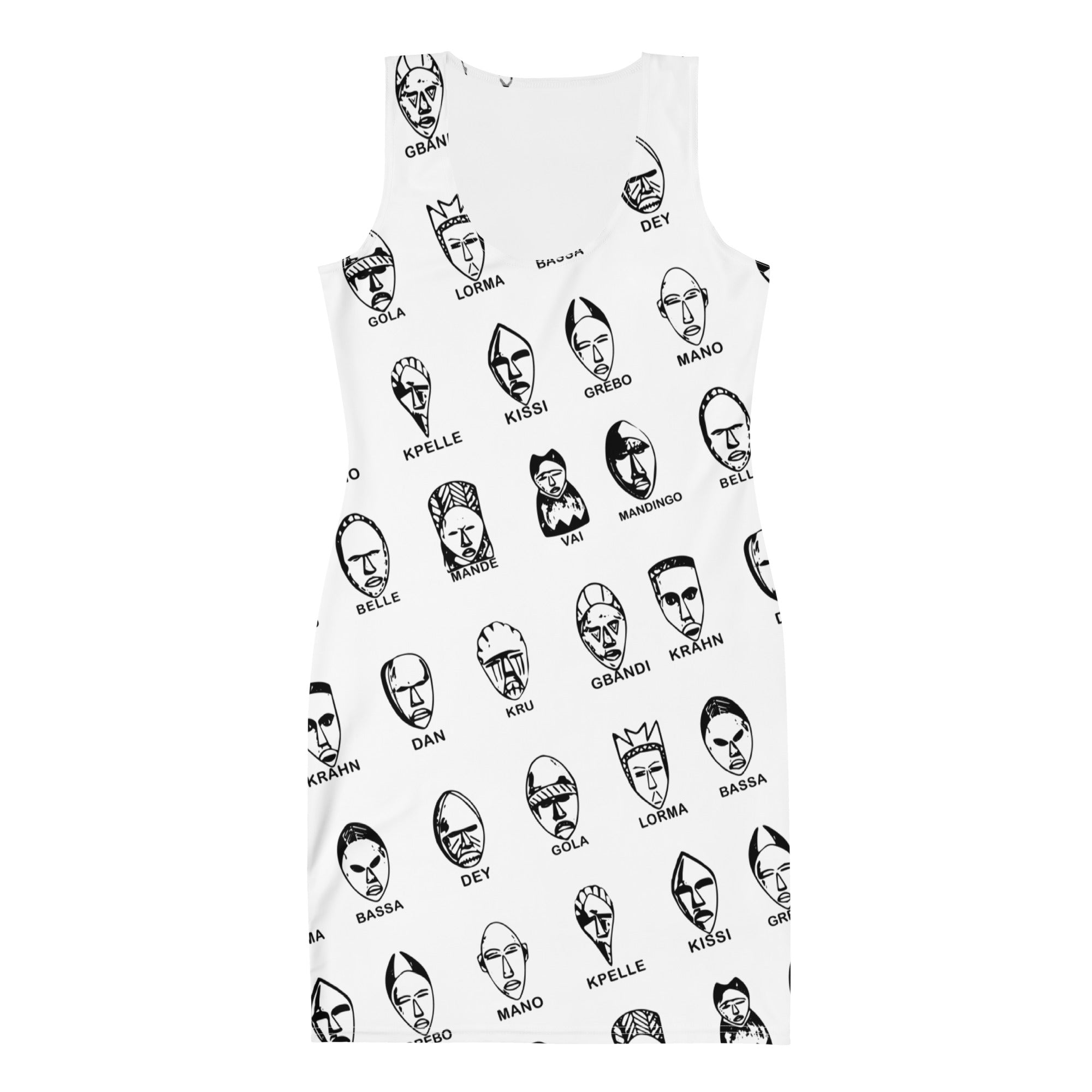 16 Tribes Sublimation Cut & Sew Dress