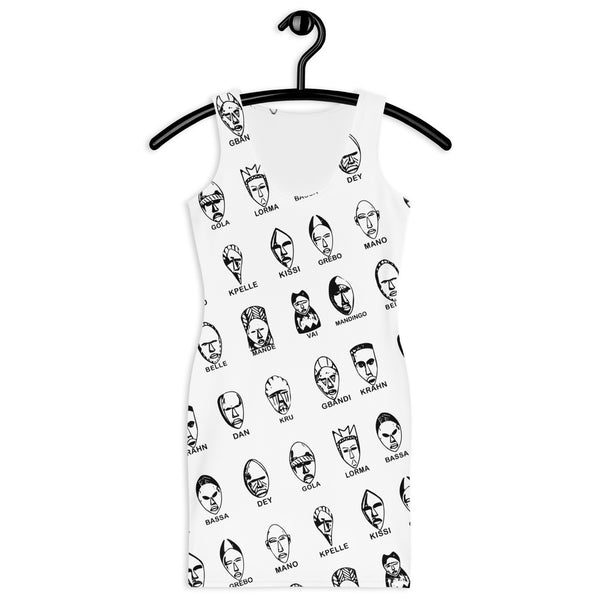 16 Tribes Sublimation Cut & Sew Dress