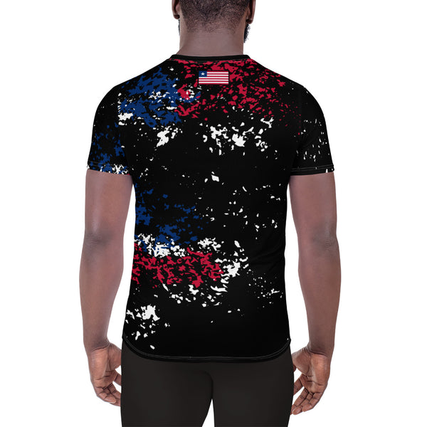 Liberia Men's Athletic T-shirt