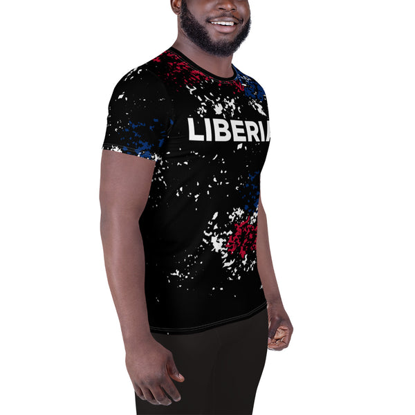 Liberia Men's Athletic T-shirt