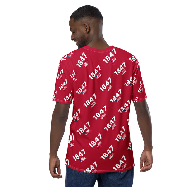 Red Liberia 1847/ Flag Men's t-shirt