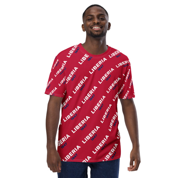 Red Liberia 1847 Men's t-shirt