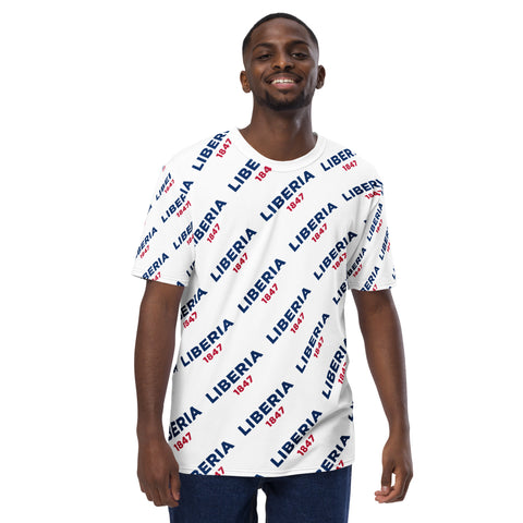 White Liberia 1847 Men's t-shirt
