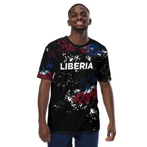 Saul - Liberia Men's Black t-shirt