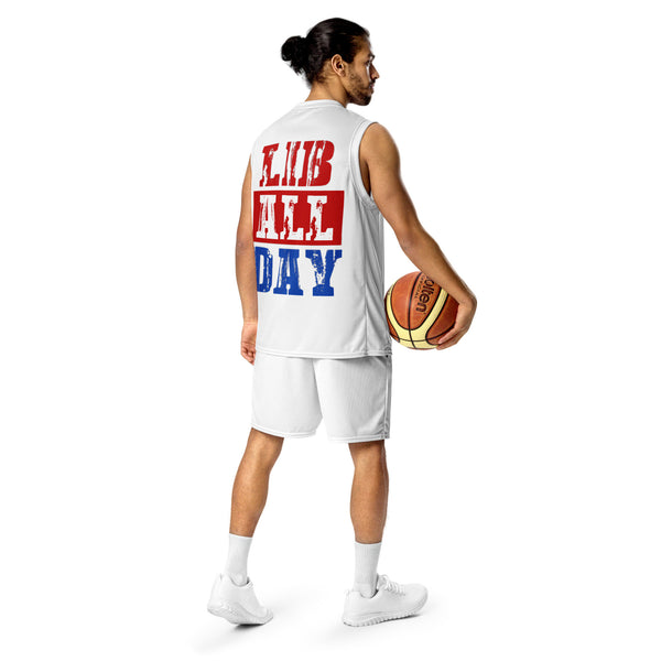 LIB Recycled unisex basketball jersey