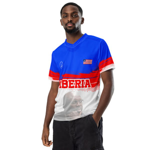 George Weah unisex sports jersey