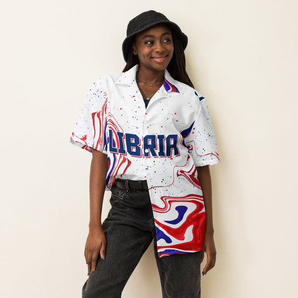 Angufa Liberia Unisex button shirt