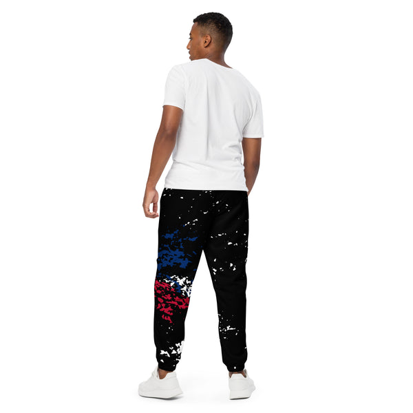 LIBERIA Black Unisex track pants