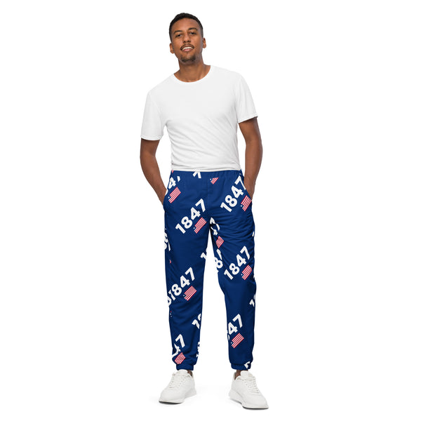 1847/ Flag Unisex track pants