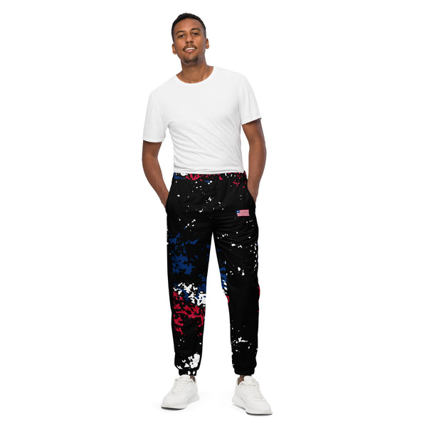 LIBERIA Black Unisex track pants