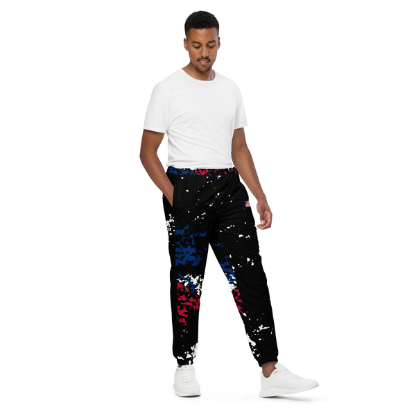 LIBERIA Black Unisex track pants