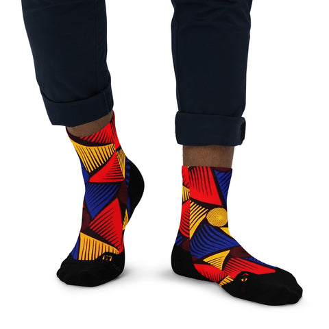 Ngafua African Print Ankle socks