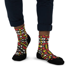 Freeman African Print Ankle socks