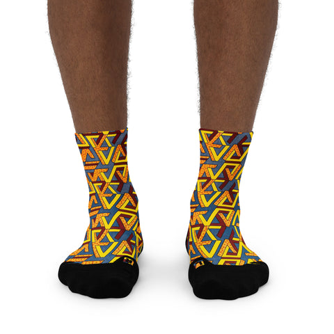 Chead African Print Ankle socks