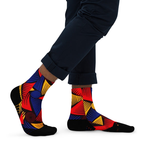 Ngafua African Print Ankle socks