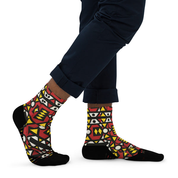 Freeman African Print Ankle socks