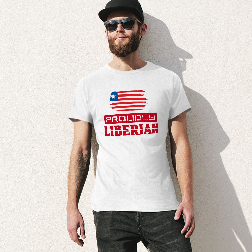 Proudly Liberian Men's T-shirt 100% cotton