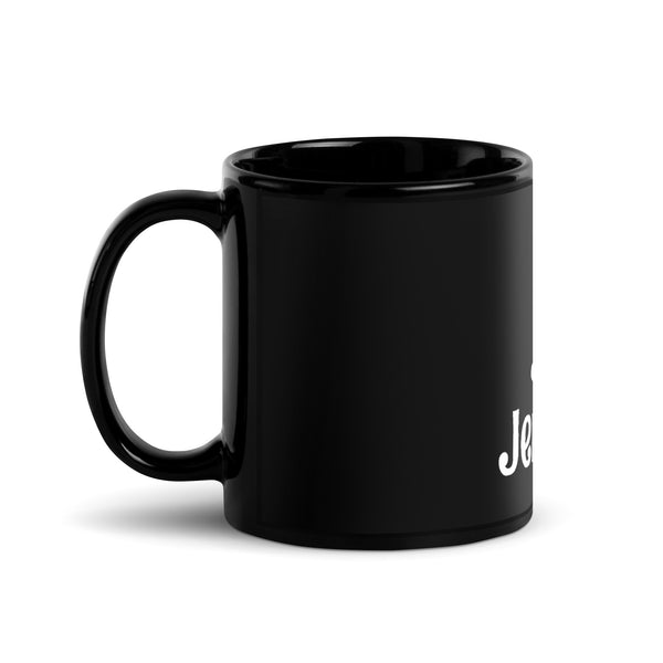 JERONIC Black Glossy Mug