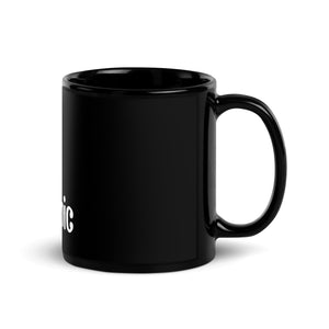 JERONIC Black Glossy Mug