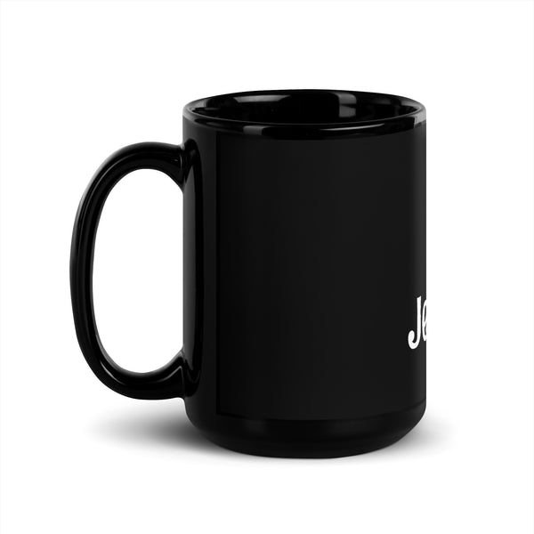 JERONIC Black Glossy Mug