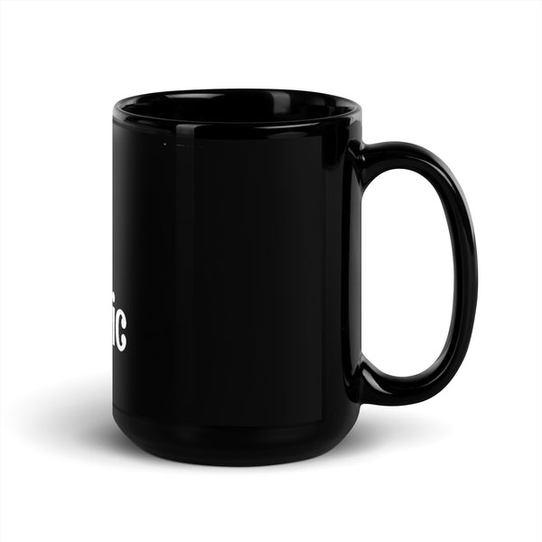 JERONIC Black Glossy Mug