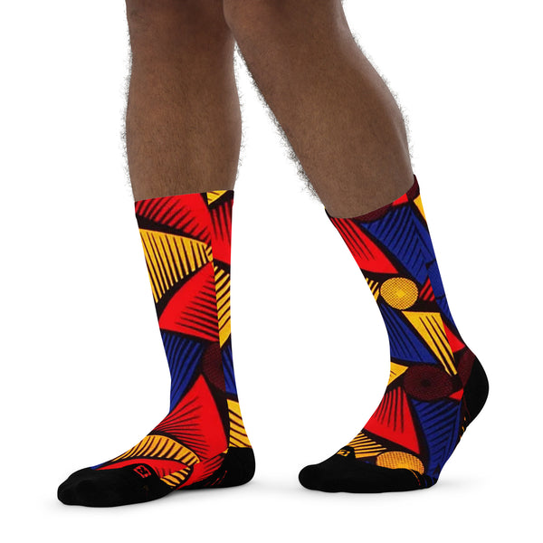 Ngafua African Print Long Socks