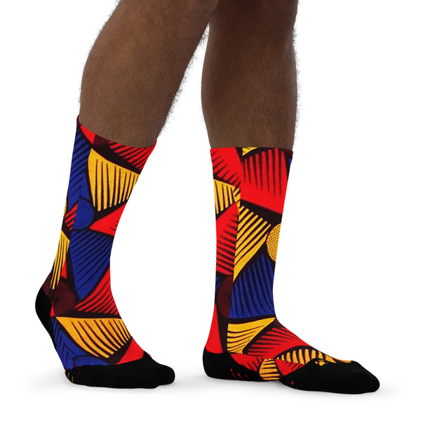 Ngafua African Print Long Socks
