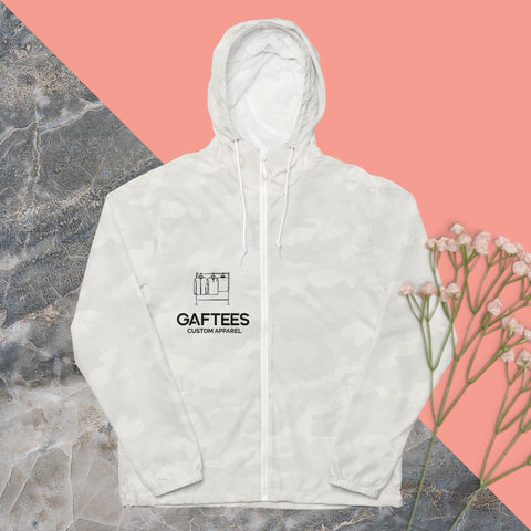 GAFTEES Unisex lightweight zip up windbreaker