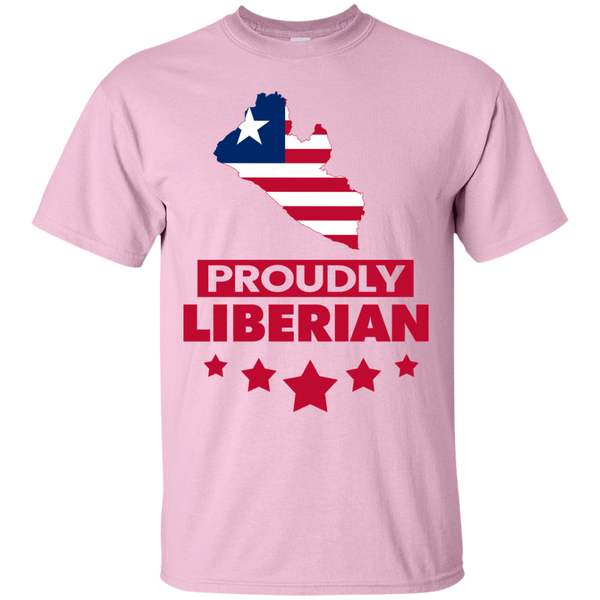 Proudly Liberian T-Shirt (Map)