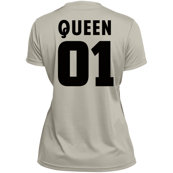 Queen Crown/Queen 01 Back & Front Wicking T-Shirt