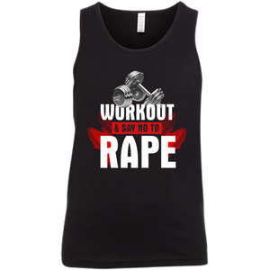 Workout to Say No To Rape Youth Jersey Tank