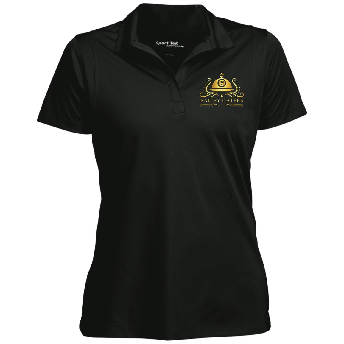 BC- logo-3 BAILEY CATER Women's Micropique Tag-Free Flat-Knit Collar Polo
