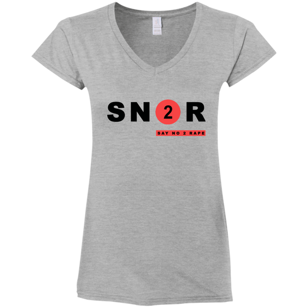SN2R Ladies' Fitted Softstyle 4.5 oz V-Neck T-Shirt