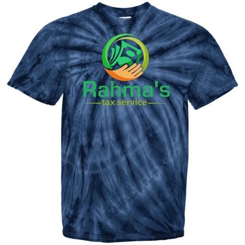 Rahma's Logo Rahma's Tax Service 100% Cotton Tie Dye T-Shirt