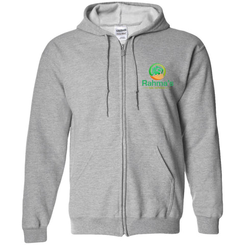 Rahma's Logo Rahma's Tax Service Zip Up Hooded Sweatshirt