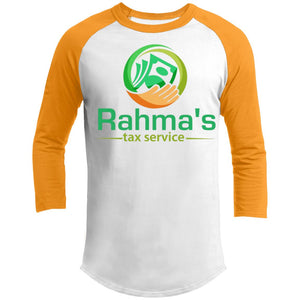 Rahma's Logo Rahma's Tax Service 3/4 Raglan Sleeve Shirt