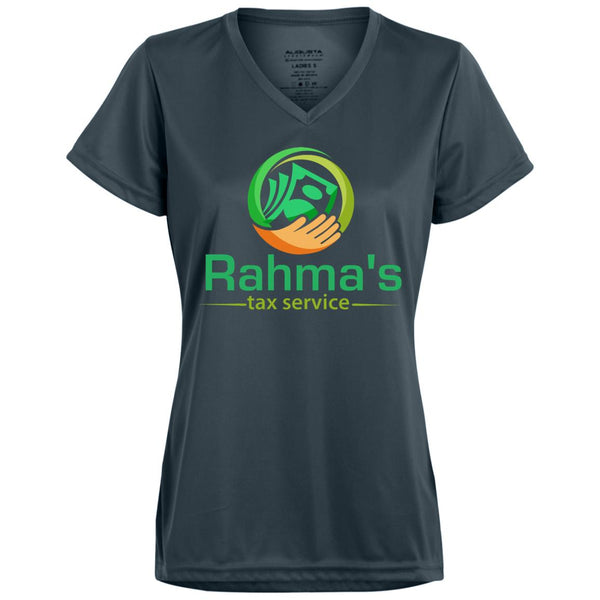 Rahma's Logo Rahma's Tax Service Ladies' Wicking T-Shirt