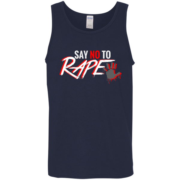 Say No To Rape Tank Top 5.3 oz.