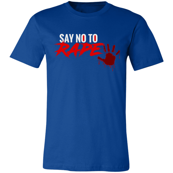 Say No To Rape Unisex Jersey Short-Sleeve T-Shirt