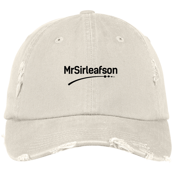 MrSirleafson Distressed Dad Cap