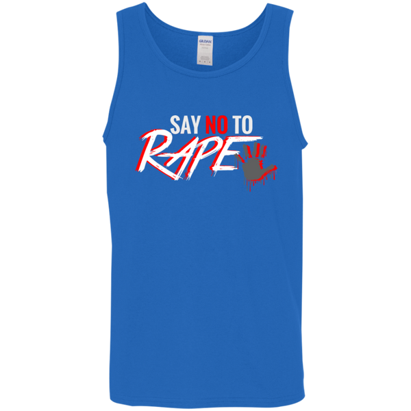 Say No To Rape Tank Top 5.3 oz.