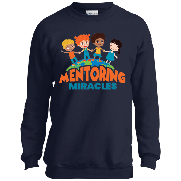 Mentoring Miracles Crewneck Youth Sweatshirt